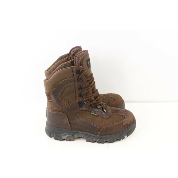 Vintage Wolverine Goretex Waterproof Leather Distressed Boots Brown main image 5
